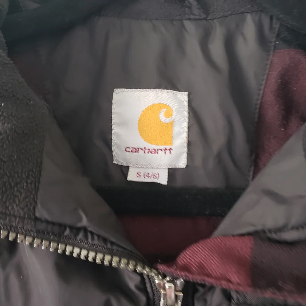 Carhartt Jacket Womens Amoret Black Puffer Coat Quilted #45 - Picture 6 of 12